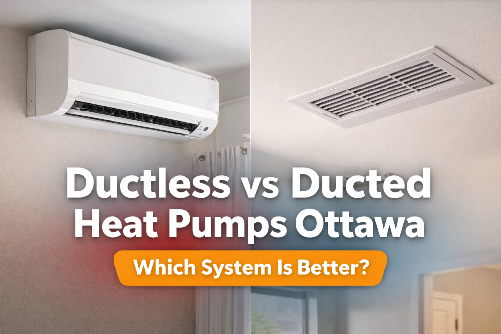 Ductless vs Ducted Heat Pumps Ottawa